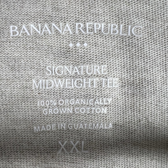 Banana Republic Men's Shirt NWT Size 2XL Oatmeal Heather Signature - Picture 3 of 10